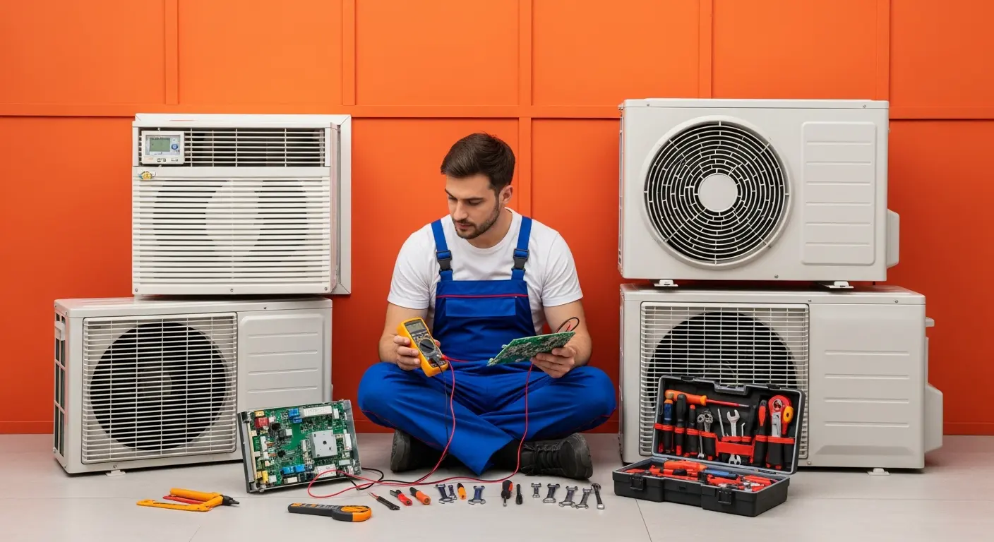 Premium AC Repair Background